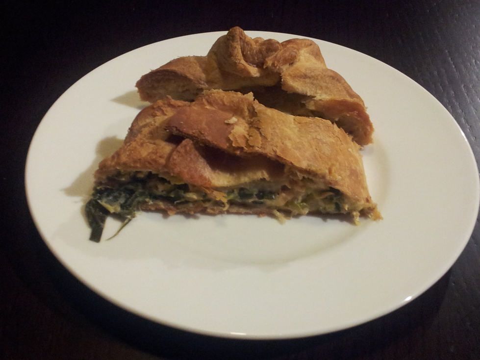 Torta Salata Con Salmone E Porri