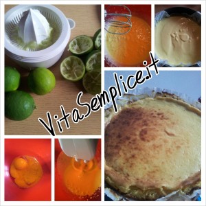 key lime pie torta al lime