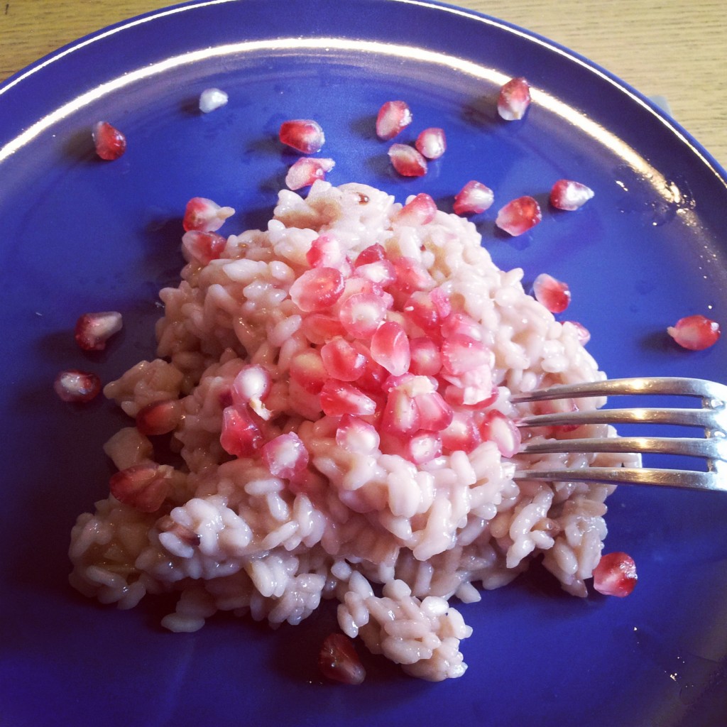 risotto alla melagrana