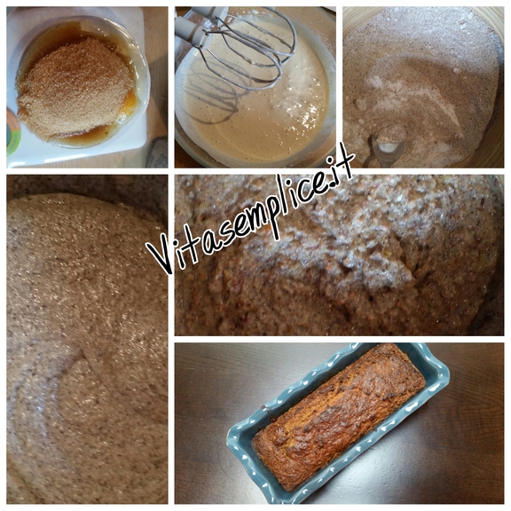 Plumcake integrale allo yogurt e frutta