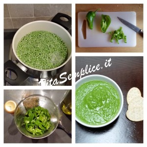 salsa ai piselli e peperoncini