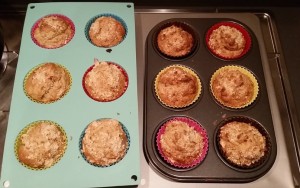 muffin vegani frutta e mandorle