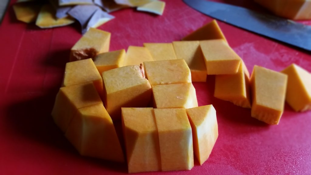 preparazione cheesecake alla zucca