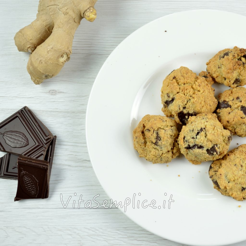 biscotti natalizi allo zenzero e cacao amaro