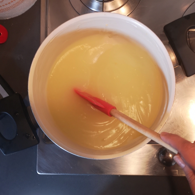 preparazione crema al limone